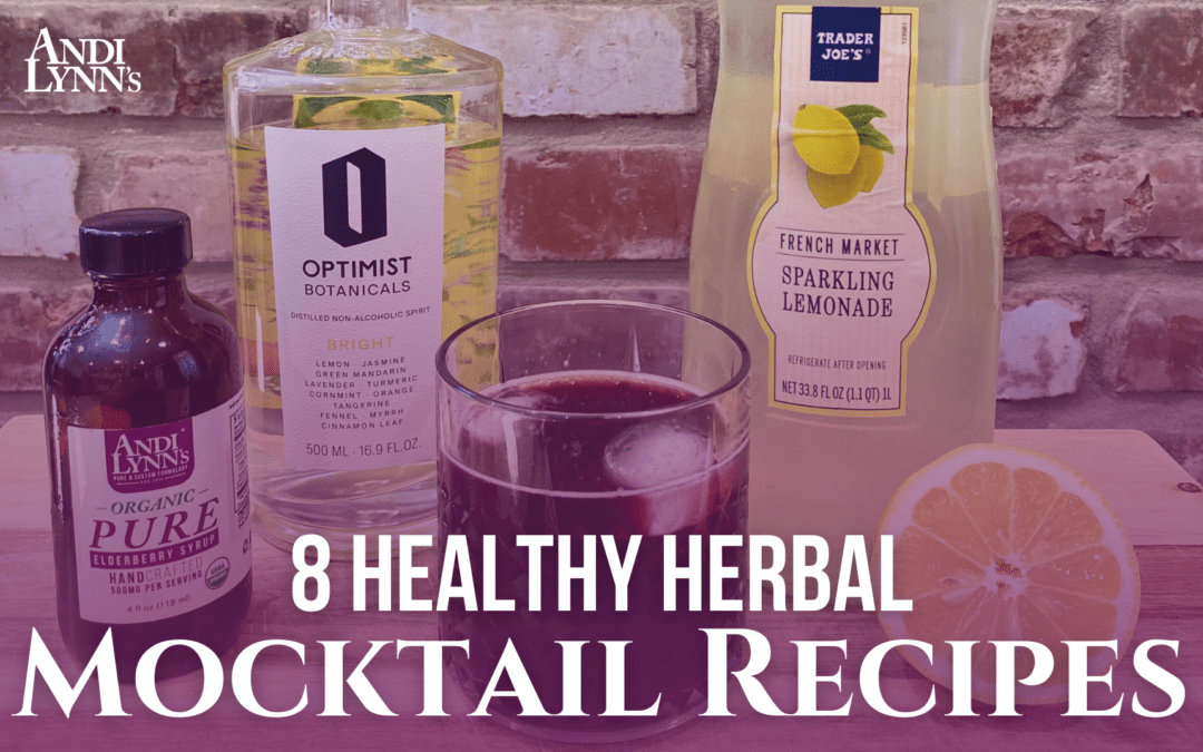 8 healthy herbal mocktails blog featured image